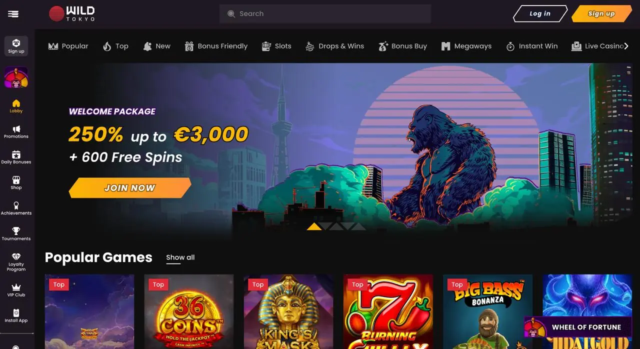 Wildtokyo Casinò